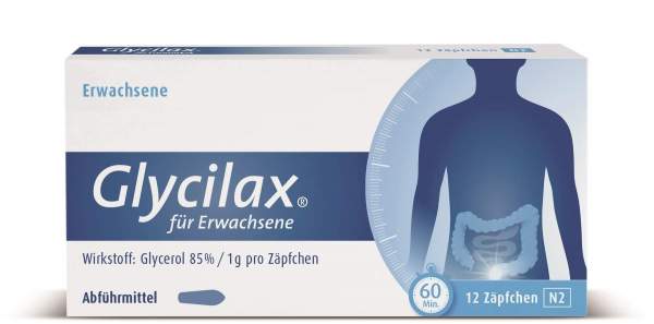 Glycilax Zäpfchen für Erwachsene 12 Stück