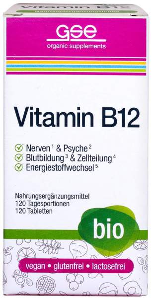 GSE Vitamin B12 Compact Bio Tabletten 120 Stück