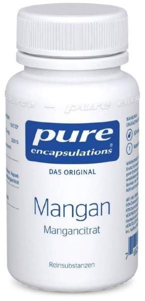 Pure Encapsulations Mangan Mangancitrat 60 Kapseln
