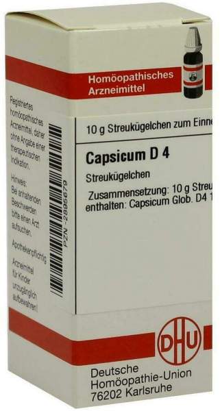 Dhu Capsicum D4 Globuli 10 G