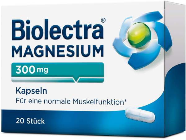 Biolectra Magnesium 300 mg 20 Kapseln