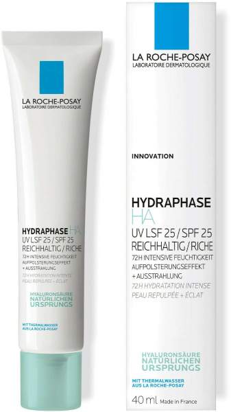 La Roche Posay Hydraphase HA UV Reichhaltige Tagescreme LSF 25 40 ml