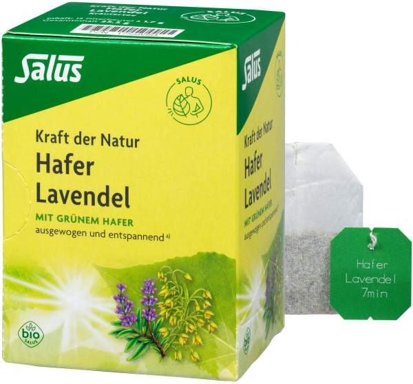 Hafer Lavendel Tee Bio Salus Filterbeutel 15 Stück