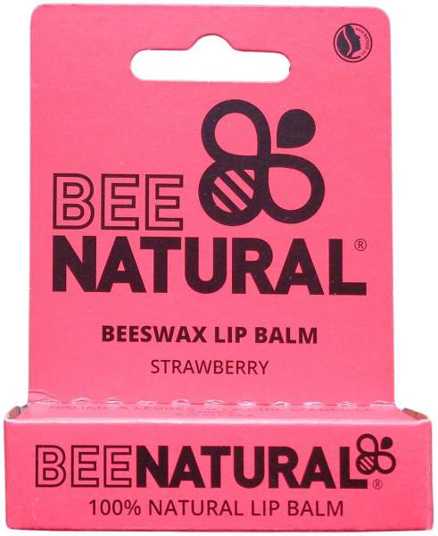 BEE Natural Lip Balm Strawberry-Erdbeere 4,2g