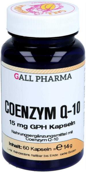 Coenzym Q 10 15 mg Gph 60 Kapseln