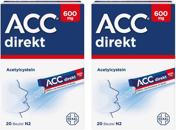 ACC direkt 600 mg Pulver 2 x 20 Beutel