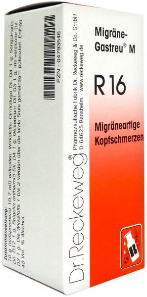 Migräne Gastreu M R 16 Tropfen