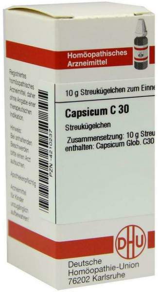 Dhu Capsicum C30 Globuli
