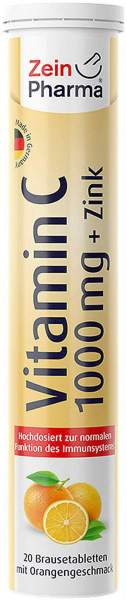 Vitamin C 1000 mg + Zink 20 Brausetabletten