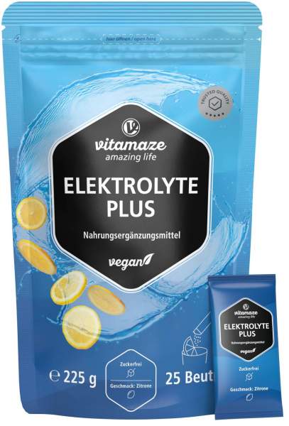 Elektrolyte Plus Vitamin C+b-Vitamine Zitrone 25 X 9 G Pulver