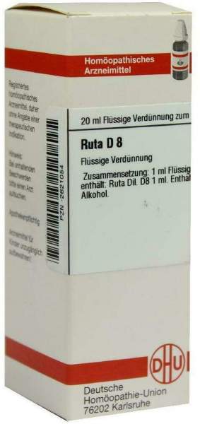 Dhu Ruta D8 Dilution 20 ml