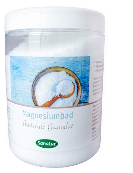 Magnesiumbad Badesalz Granulat 1000 G