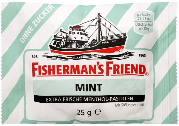 Fishermans Friend Mint Ohne Zucker Pasti