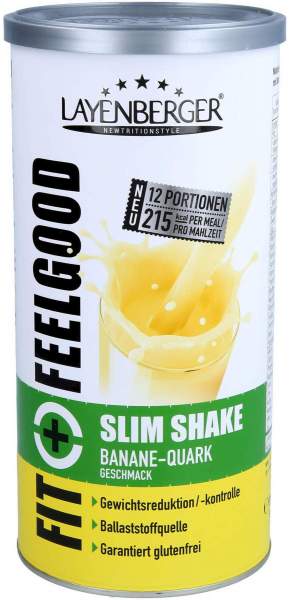 Fit+Feelgood Slim Shake Banane - Quark Pulver 396 g