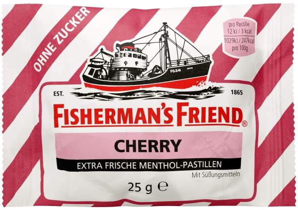 Fishermans Friend Cherry Ohne Zucker Pas