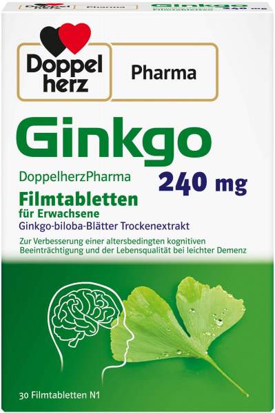 Ginkgo DoppelherzPharma 240 mg 30 Filmtabletten
