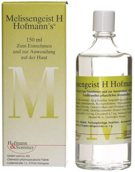 Melissengeist H Hofmanns Tropfen 150 ml Tropfen