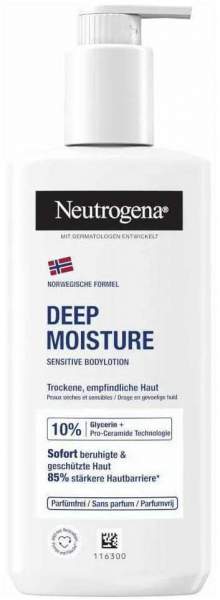 Neutrogena Deep Moisture Bodylotion sensitive 250 ml