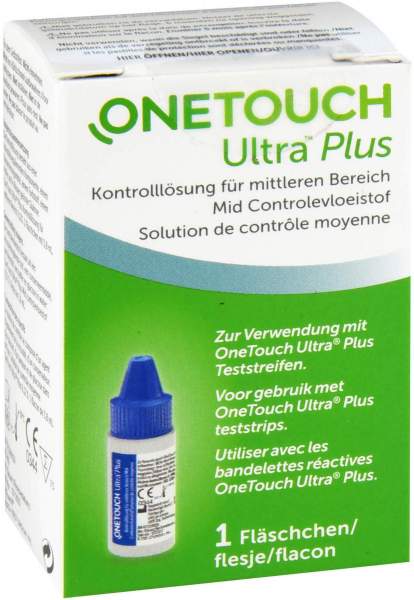 One Touch Ultra Plus Kontrolllösung Mittel 3,8 ml