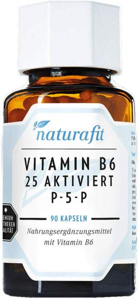 Naturafit Vitamin B6 25 Aktiviert P-5-P Kapseln 90 Stück