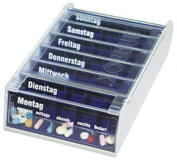 Anabox 7 Tage Wochendosierer Blau 1 Stück