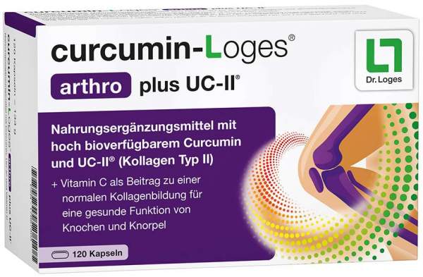 Curcumin-Loges arthro plus UC-II 120 Kapseln