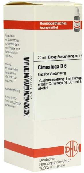 DHU Cimicifuga D6 20 ml Dilution