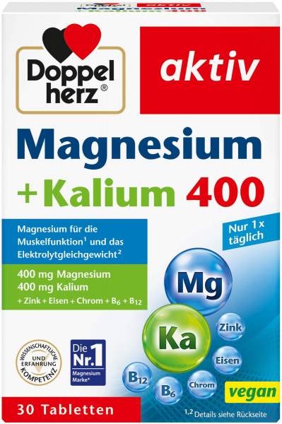 Doppelherz Aktiv Magnesium + Kalium 30 Tabletten