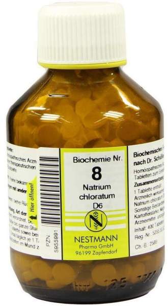 Biochemie 8 Natrium Chloratum D 6 400 Tabletten