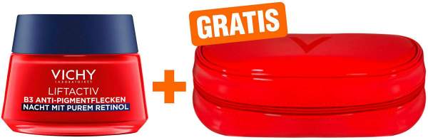 Vichy Liftactiv B3 Retinol Nachtcreme 50 ml + gratis Kosmetiktasche XMas 1 Stück