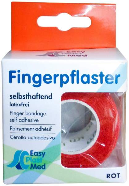 Um Easyplast Fingerpfl.Selbsth. 5 cm X 5 M Rot