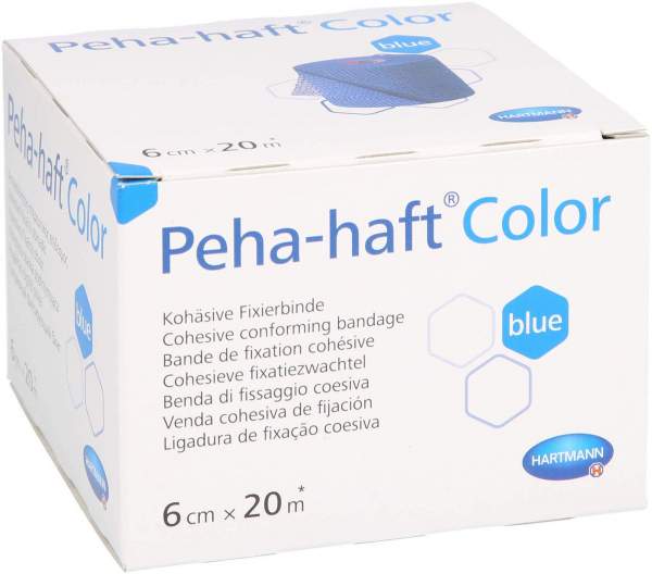 Peha-Haft Color Fixierb.Latexfrei 6 cm X 20 M Blau 1 Stück