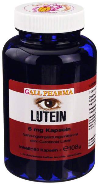 Lutein 6 mg 180 Kapseln