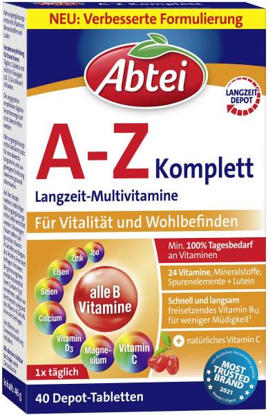 Abtei A-Z Komplett 40 Tabletten