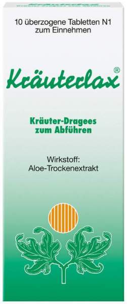 Kräuterlax Kräuter-Dragees zum Abführen 10 Stück