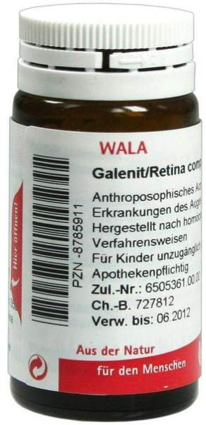 Wala Galenit Retina Comp. 20 G Globuli