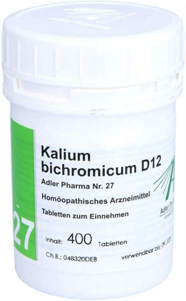 Biochemie Adler 27 Kalium Bichrd12 Adp Tabletten