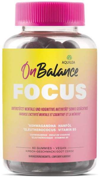Aquilea Onbalance Focus Gummies 60 Stück