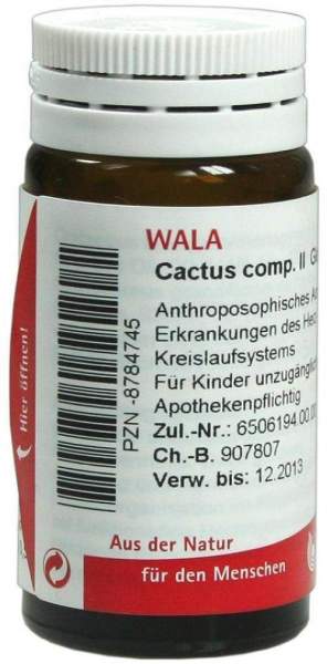 Wala Cactus comp. II 20 g Globuli