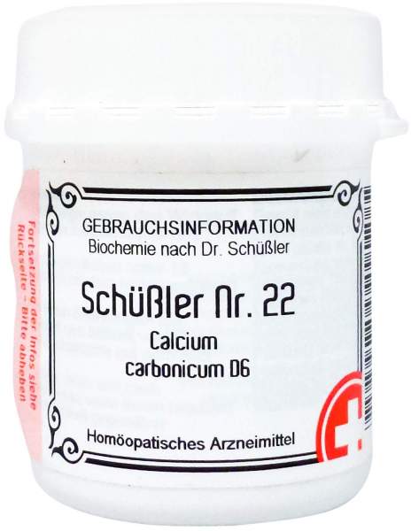 Schüssler Nr.22 Calcium Carbonicum D 6 400 Tablette