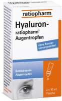 Hyaluron-ratiopharm 2 x 10 ml Augentropfen