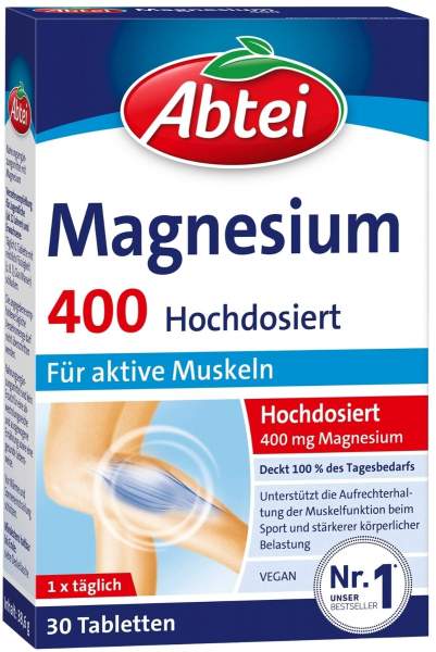 Abtei Magnesium 400 30 Tabletten