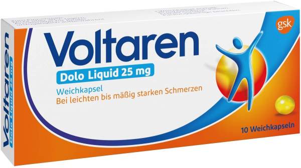 Voltaren Dolo Liquid 25 mg 10 Kapseln