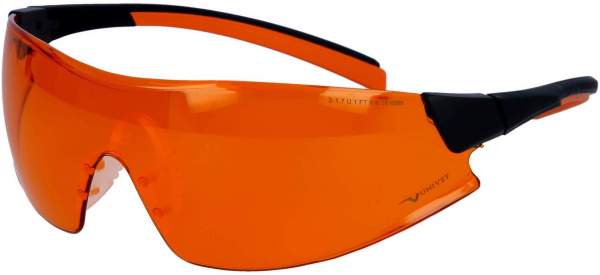 Schutzbrille Uv 525 Antikratz + -Beschlag Orange