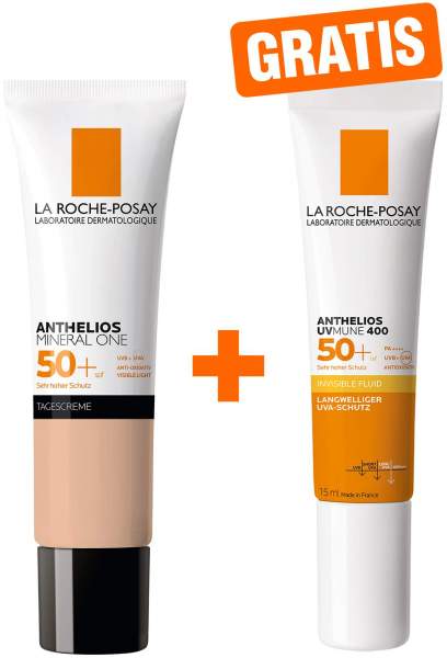 La Roche Posay Anthelios Oil Correct LSF 50+ 50 ml Creme + gratis Invisible Fluid UVMune 400 LSF 50+ 15 ml