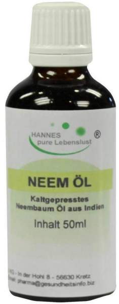 Neem-Öl Kaltgepresst Aus Indien 50 ml