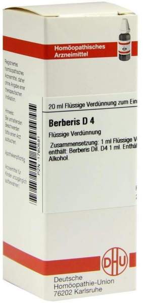 DHU Berberis D4 20 ml Dilution