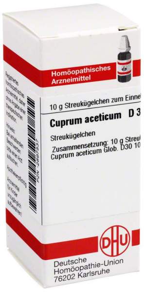 Cuprum Aceticum D 30 Globuli