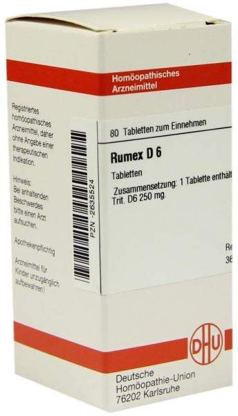 Dhu Rumex D6 80 Tabletten