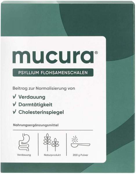 Mucura Flohsamenschalen Pulver 200 G